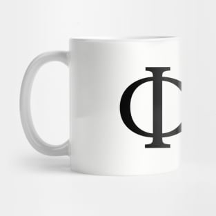 Phi Greek Letter Mug